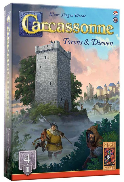 Настільна гра 999 Games Carcassonne Towers & Thieves Expansion (999-CAR46) (8721184282267) - зображення 1