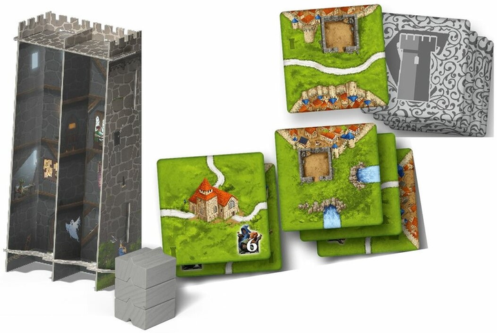 Настільна гра 999 Games Carcassonne Towers & Thieves Expansion (999-CAR46) (8721184282267) - зображення 2