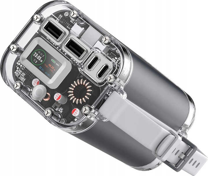 УМБ 4smarts Lucid Ultra 40000 mAh 100W Gray (4252011904518) - зображення 2