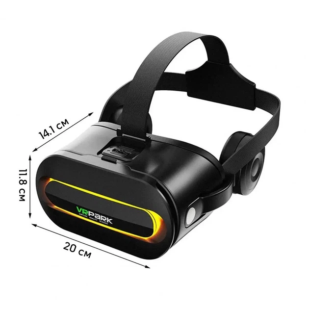 VR Очки виртуальной реальности INSPIRE для смартфонов VR Park с джостиком Terios T3 Black - изображение 5