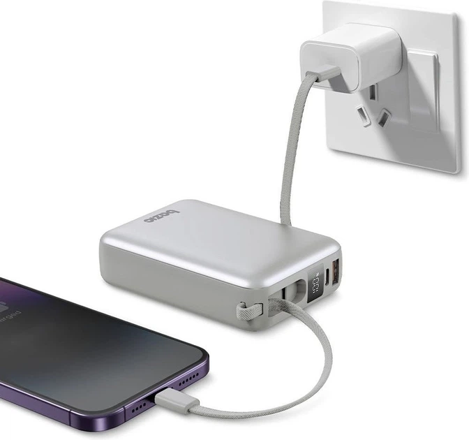 Powerbank Bazic by Energea Fusion Mini 20000 mAh 20W Silver (FUS-MINI20K-PEB) - obraz 4