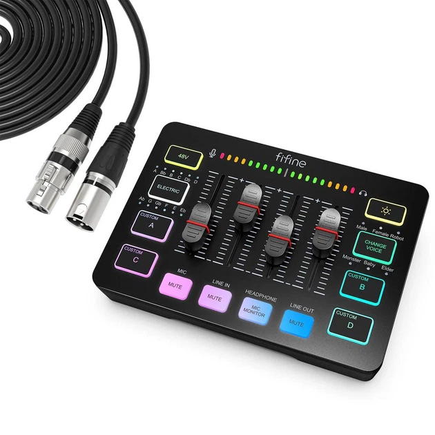 Игровой USB аудиомикшер - FIFINE AmpliGame SC3 - Фото 5 Игровой USB аудиомикшер - FIFINE AmpliGame SC3 - изображение 5
