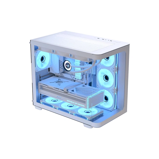 Корпус для ПК AeroCool P500C-G-WT-v1 White (ACCM-PN01043.21) - зображення 2
