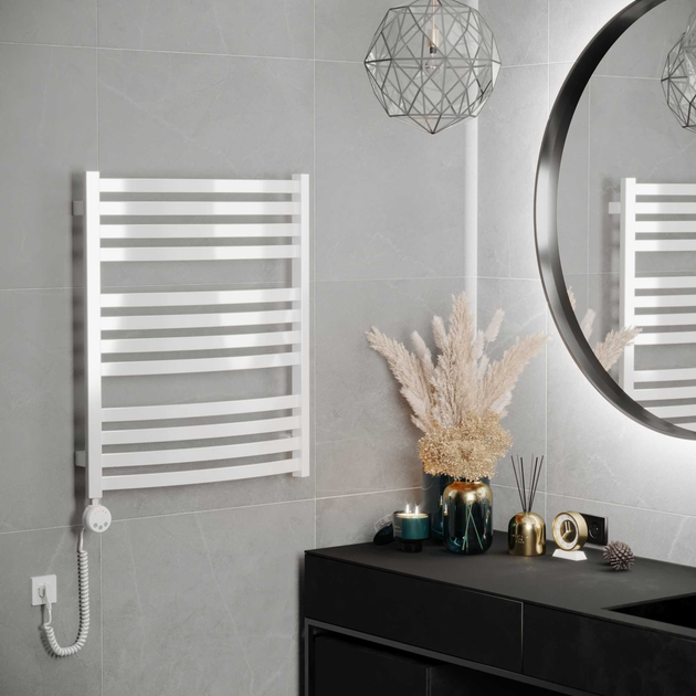 Suszarka do ręczników elektryczna Terma D01 Biała (WLLD1071060 K916E8MOAU) - obraz 2