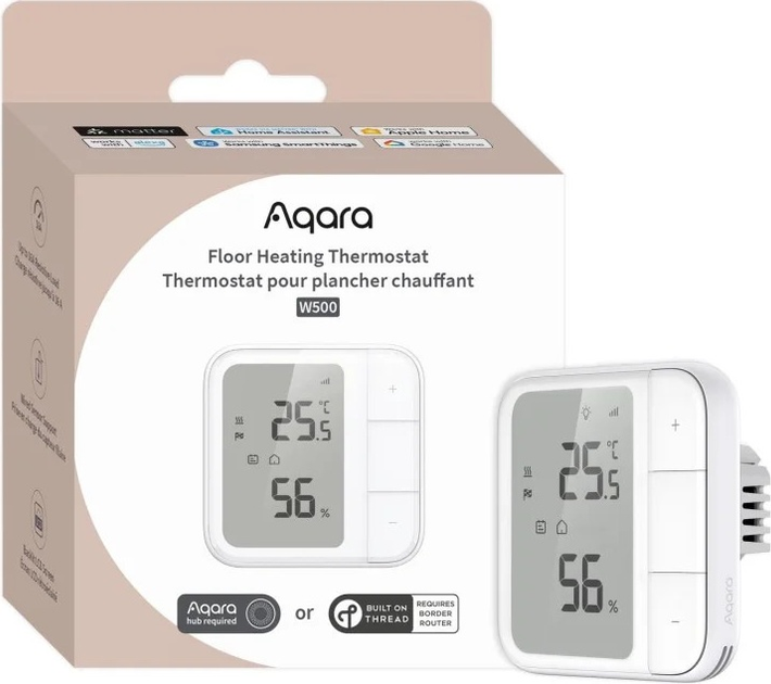 Термостат для теплих підлог Aqara Floor Heating Thermostat W500 (UT-A01D) - зображення 10