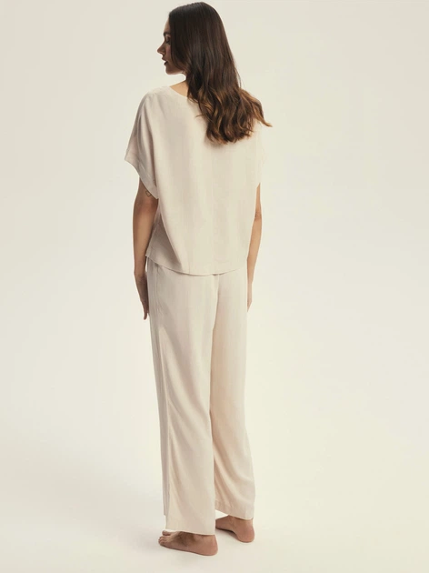 Піжама (футболка + штани) жіноча Esotiq Corenso 43825-12X S Бежева (5903972695609) - зображення 2