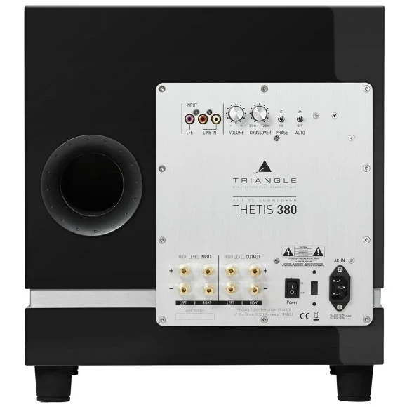 Сабвуфер активний Triangle Thetis 380 Black - изображение 3