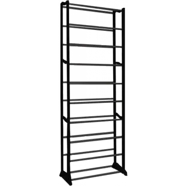 Полиця для взуття на 30 пар Amazing Shoe Rack чорна - Фото 6 Полиця для взуття на 30 пар Amazing Shoe Rack чорна - зображення 6