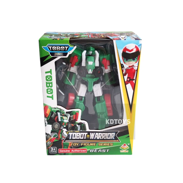 Игровая фигурка Tobot Warrior Beast Подвижные детали, ноги на шарнирах Тобот Высота 18 см - Фото 6 Игровая фигурка Tobot Warrior Beast Подвижные детали, ноги на шарнирах Тобот Высота 18 см - изображение 6