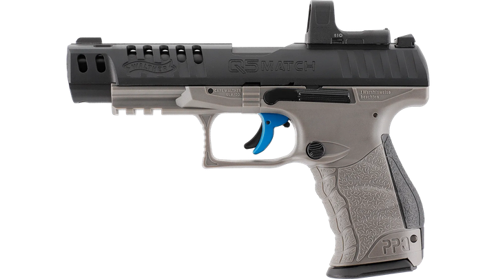 Пневматичний пістолет Umarex Walther Q5 Match Combo 5" SET Blowback кал.4,5 мм (1003957) - Фото 1 Пневматичний пістолет Umarex Walther Q5 Match Combo 5" SET Blowback кал.4,5 мм (1003957) - зображення 1