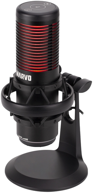 Mikrofon Marvo Blast 60 RGB USB Type-C Black (MIC-07 BK) - obraz 3