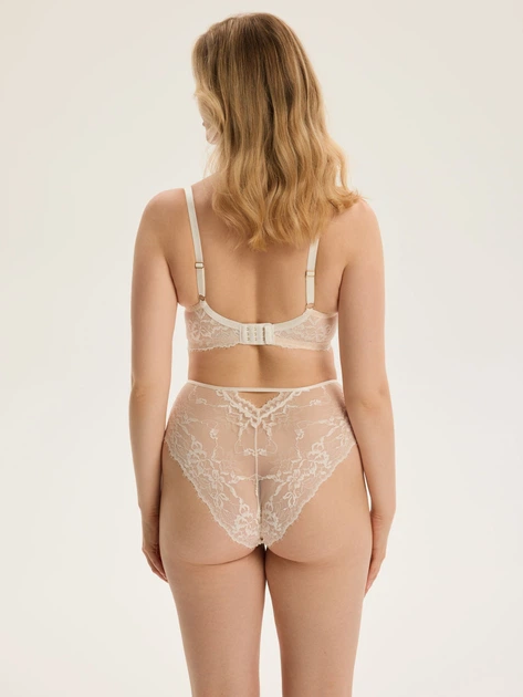 Бюстгальтер з кісточками мереживний Esotiq Cloe 43533-01X 75F Білий (5903972712535) - зображення 4