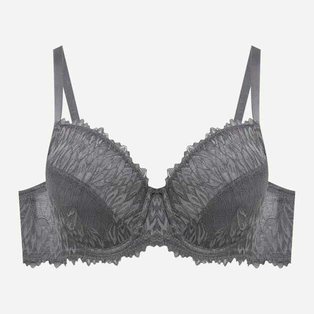 Бюстгальтер з кісточками мереживний Esotiq Ofiel 44216-90X 85D Сірий (5903972701706) - зображення 5