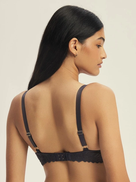 Бюстгальтер Push-up з кісточками мереживний Esotiq Onika 44220-90X 70E Сірий (5903972667125) - зображення 2