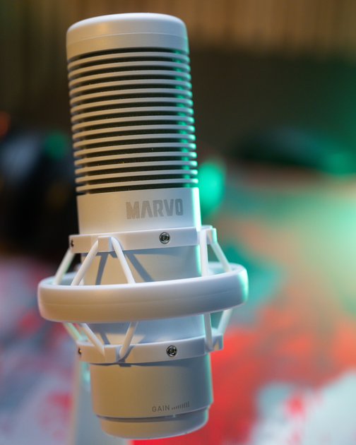 Mikrofon Marvo Blast 60 RGB USB Type-C White (MIC-07 WH) - obraz 14
