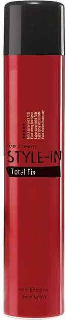 Lakier do włosów Inebrya Total Fix o bardzo silnym utrwaleniu 500 ml (8033219160175) - obraz 1
