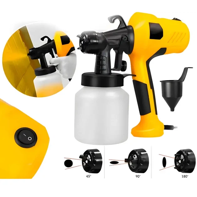 Фарборозпилювач електричний Sprayer Elite фарбопульт Жовтий - изображение 2