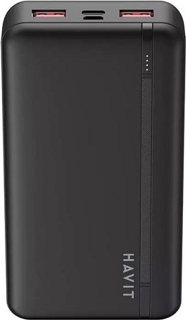 УМБ Havit PB92 20000mAh 22.5W Black (6950676216585) - зображення 2