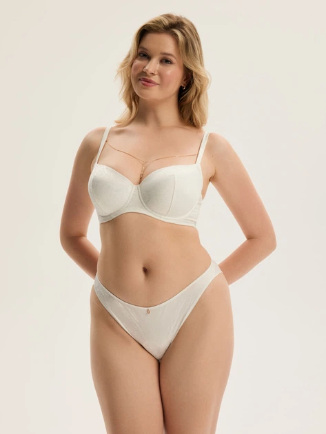 Трусики бразиліана жіночі Esotiq Charm 43985-01X L Білі (5903972671986) - зображення 3