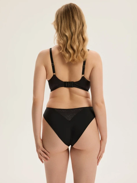 Трусики бразиліана жіночі Esotiq Charm 43985-99X XL Чорні (5903972671948) - зображення 4