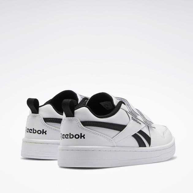 Sneakersy chłopięce na rzepy Reebok Royal Prime 2 100039111 32 Białe z Czarnym (4064046210560) (955555906501372) - Outlet - obraz 3