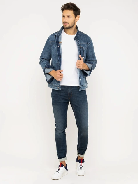 Набір футболок бавовняних довгих чоловічих Levi's Crewneck Graphic 79681-0000 M 2 шт Білий/Чорний (5400816407010) (955555910883519) - Уцінка - зображення 4