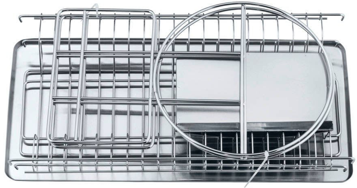 Сушарка для посуду Wenko дворівнева з нержавіючої сталі (4008838232903) (955555912396833) - Уцінка - зображення 6