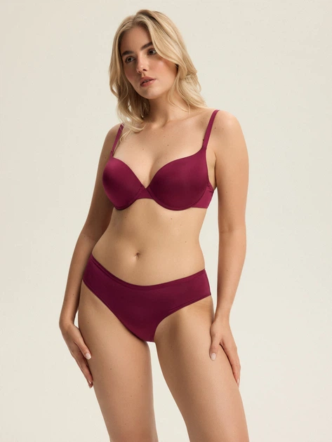 Бюстгальтер Push-up з кісточками Esotiq Conway 43895-49X 65C Бордовий (5903972676042) - зображення 3