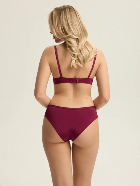 Бюстгальтер Push-up з кісточками Esotiq Conway 43895-49X 80C Бордовий (5903972675991) - зображення 4