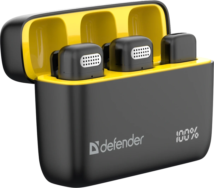 Mikrofon krawatowy Defender Talky-139 Type-C Black (4745090829105) - obraz 2