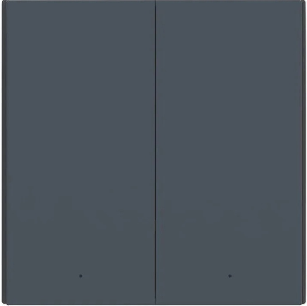 Przełącznik Aqara Smart Wall Switch H1 podwójny z przewodem neutralnym Szary (WS-EUK04-G) - obraz 1