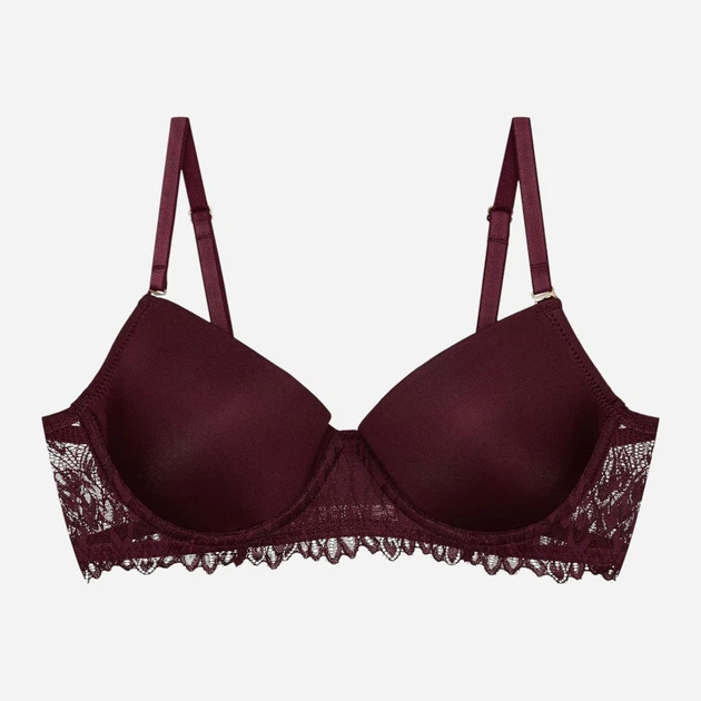 Бюстгальтер Push-up з кісточками Esotiq Ofiel 44214-93X 75D Бордовий (5903972665282) - зображення 6