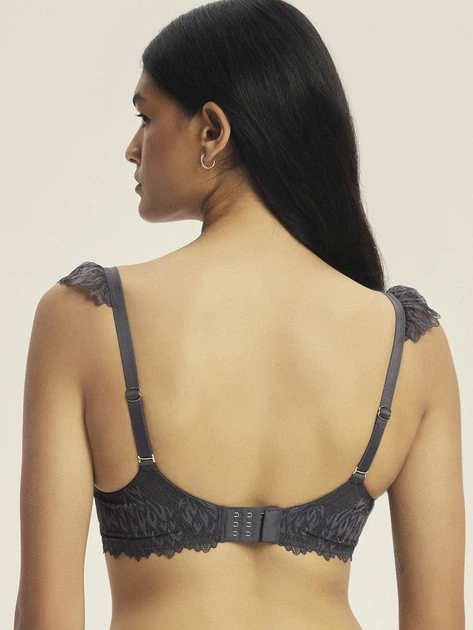 Бюстгальтер Push-up з кісточками Esotiq Ofiel 44215-90X 75E Сірий (5903972665817) - зображення 2