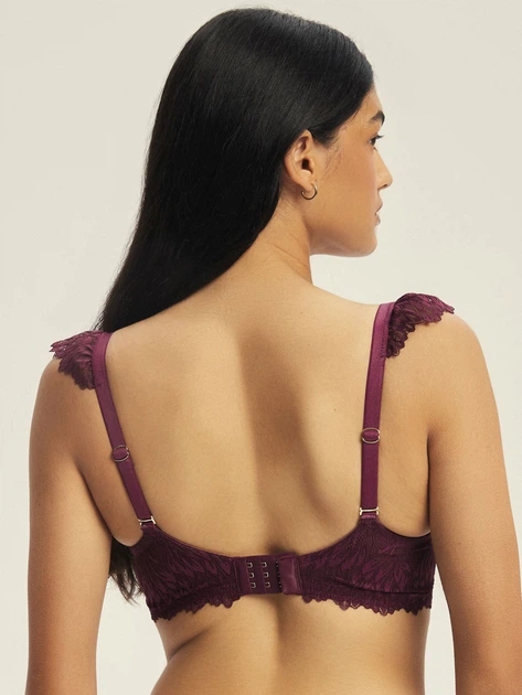 Бюстгальтер Push-up з кісточками Esotiq Ofiel 44215-93X 80D Бордовий (5903972665589) - зображення 2