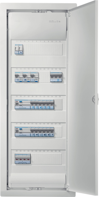 Rozdzielnica podtynkowa Hager Volta VU48AT 4 rzędy, 48 modułów, IP30 (3250616614925) - obraz 2