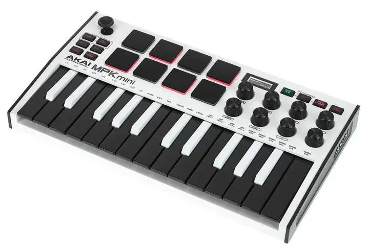 MIDI-клавиатура AKAI MPK Mini MK3 White - изображение 3