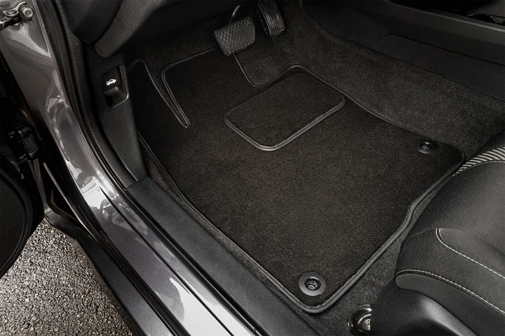 Ворсові килимки EVAtech Standard в салон авто для Hyundai Elantra Coupe (JK) 2012-2014 5 покоління Coupe USA чорний кант (HY14308AB2LA3VEB) - зображення 5