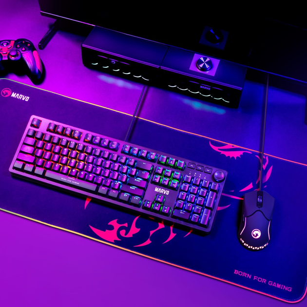 Podkładka gamingowa Marvo SCORP XL Speed (6932391924778) - obraz 9