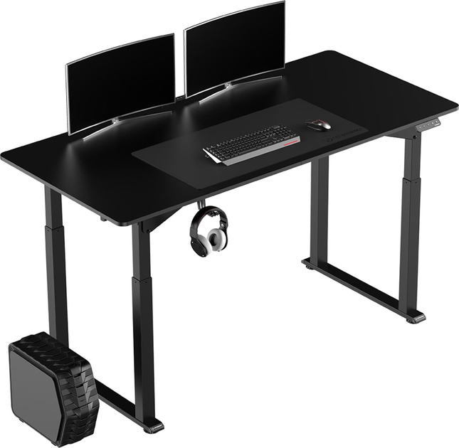 Biurko gamingowe ULTRADESK Uplift V2 Black (UDESK-UP-BBDE) - obraz 2