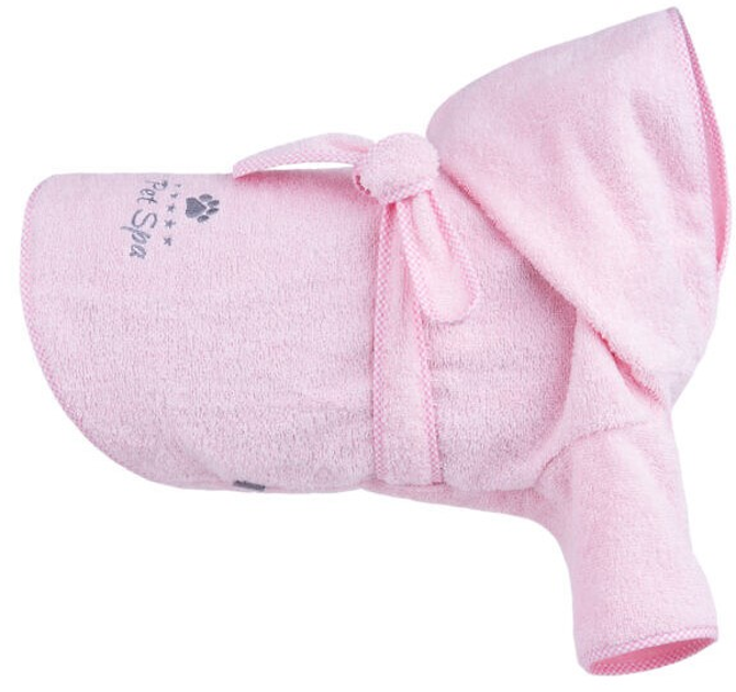 Халат для cобак Amiplay 30 см Рожевий (5907563273351) - зображення 1