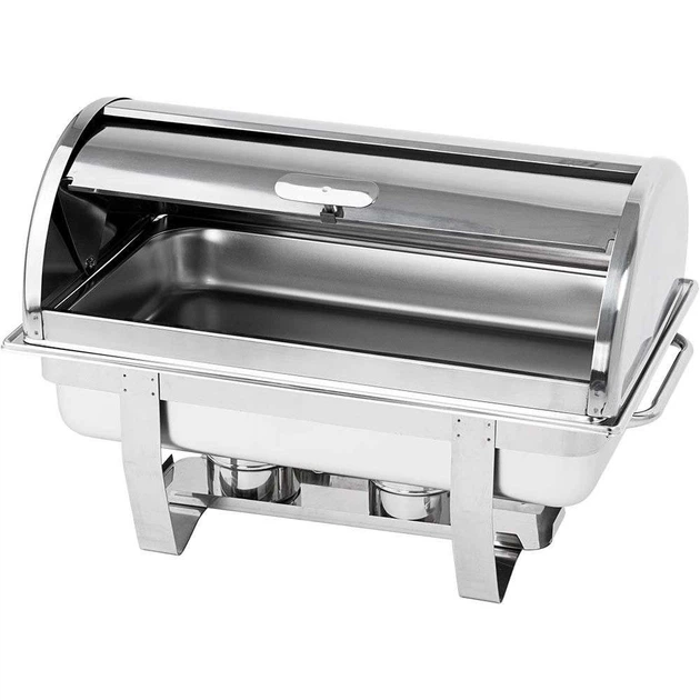 Чафиндиш (емкость для подогрева) Roll-Top GN1/1 600х360 мм, h-380 мм Stalgast 434090 AD-530-434090 - изображение 2