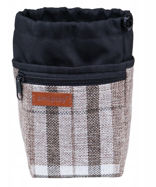 Torebka na przysmaki Amiplay London Brązowa (5907563259607) - obraz 1