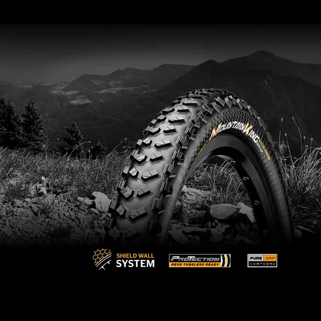 Велосипедная покрышка 29x2.30 Continental Mountain King складная PureGrip ShieldWall черная 845г (150294) - изображение 8