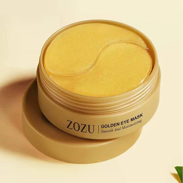 Гідрогелеві патчі для очей з золотом ZOZU Smooth Golden Eye Mask 60 шт 6973098891178 - Фото 2 Гідрогелеві патчі для очей з золотом ZOZU Smooth Golden Eye Mask 60 шт 6973098891178 - изображение 2
