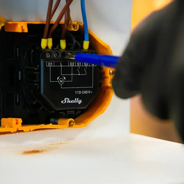 Inteligentny sterownik rolet Shelly Shutter + BLU Button Tough1 (3800238071752) - obraz 5