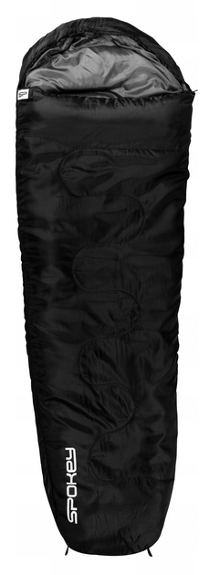 Спальний мішок туристичний Spokey GLOBTROTTER з кемпінговим капюшоном + чохол 220 x 85 см тип мумії (5902693250470) - зображення 2