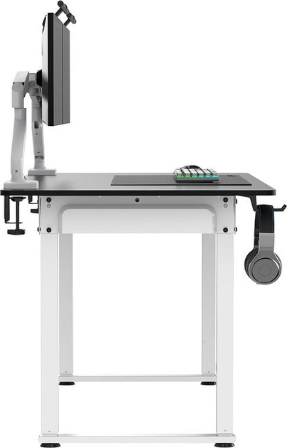 Biurko gamingowe ULTRADESK Uplift V2 Black/White (UDESK-UP-WTBB) - obraz 4