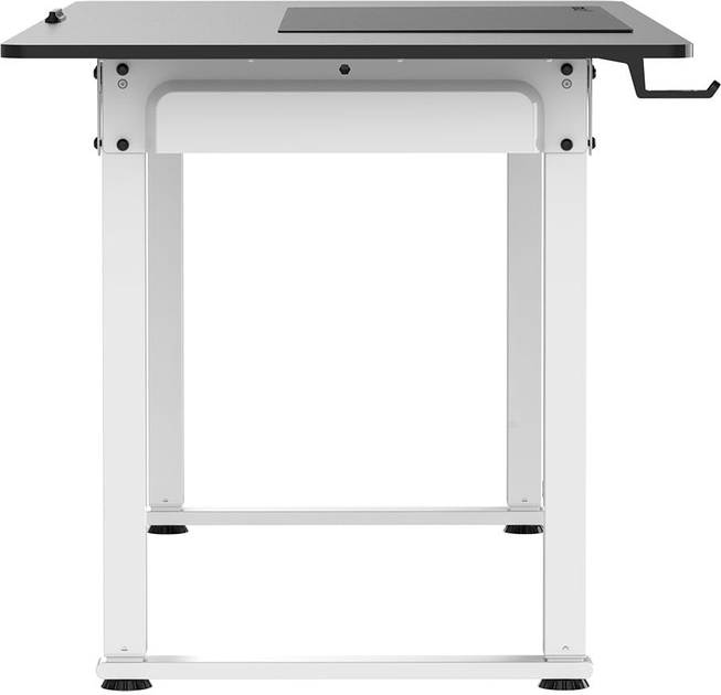 Biurko gamingowe ULTRADESK Uplift V2 Black/White (UDESK-UP-WTBB) - obraz 9