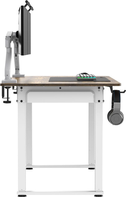 Biurko gamingowe ULTRADESK Uplift V2 Brown/White (UDESK-UP-WTOO) - obraz 5