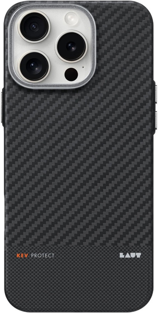 Etui Laut Kev Protect do Apple iPhone 16 Pro Max Black (L_IP24D_KE_BK) - obraz 2